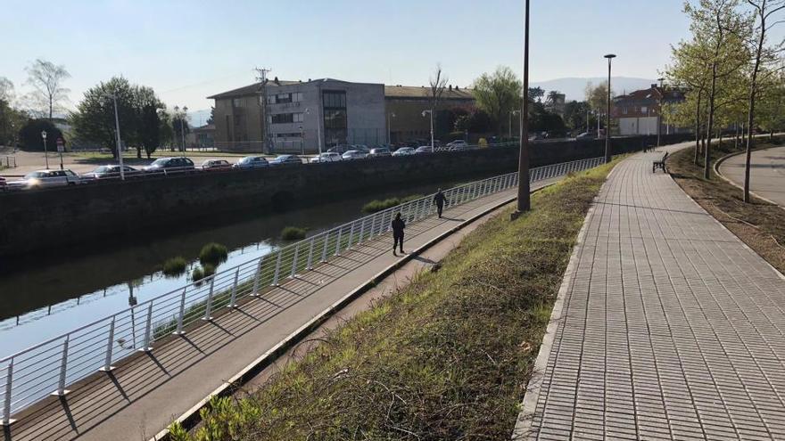 Correr por Gijón 4: el parque fluvial de Viesques