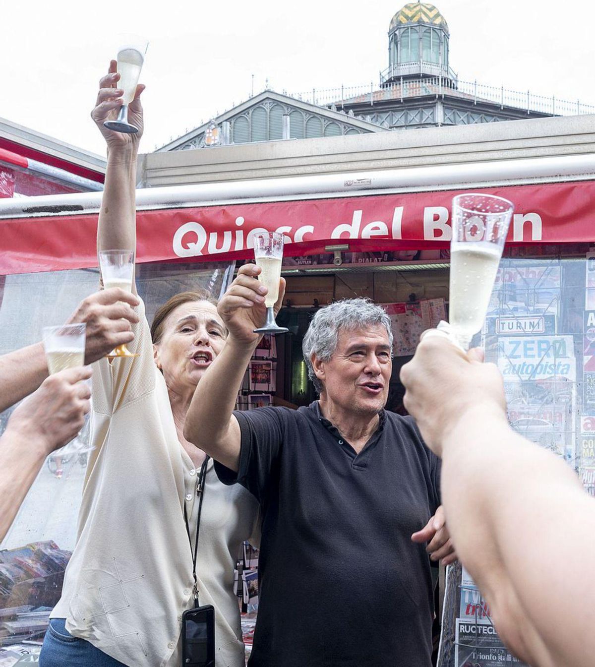 Un brindis pel quiosquer del Born