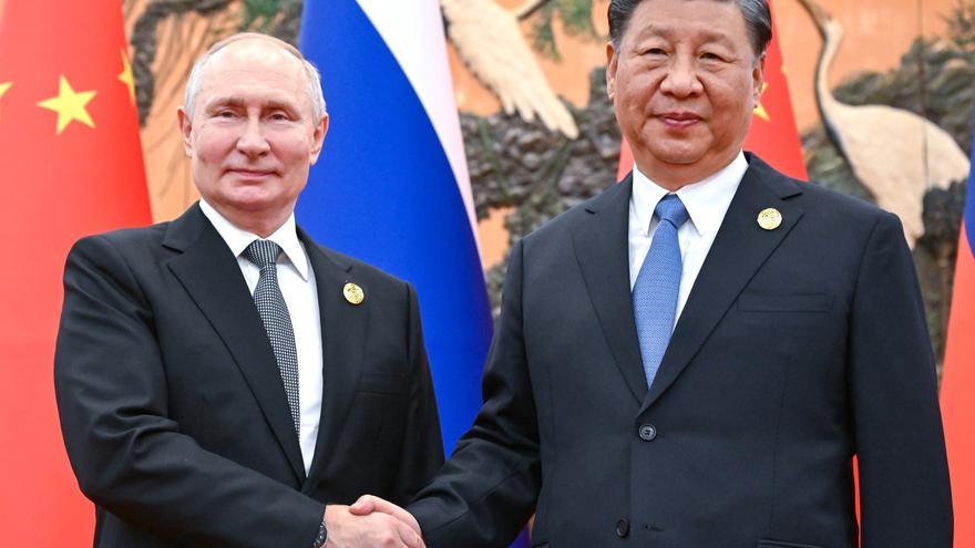 Xi y Putin refuerzan sus diferencias con Occidente con la nueva ruta de la seda y el conflicto en Oriente Próximo