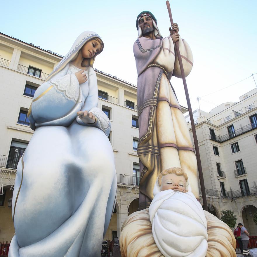 Así luce ya al completo el Belén gigante de Alicante