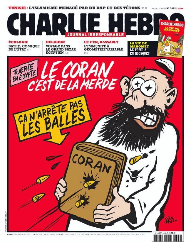 Sátira de las portadas del 'Charlie Hebdo'