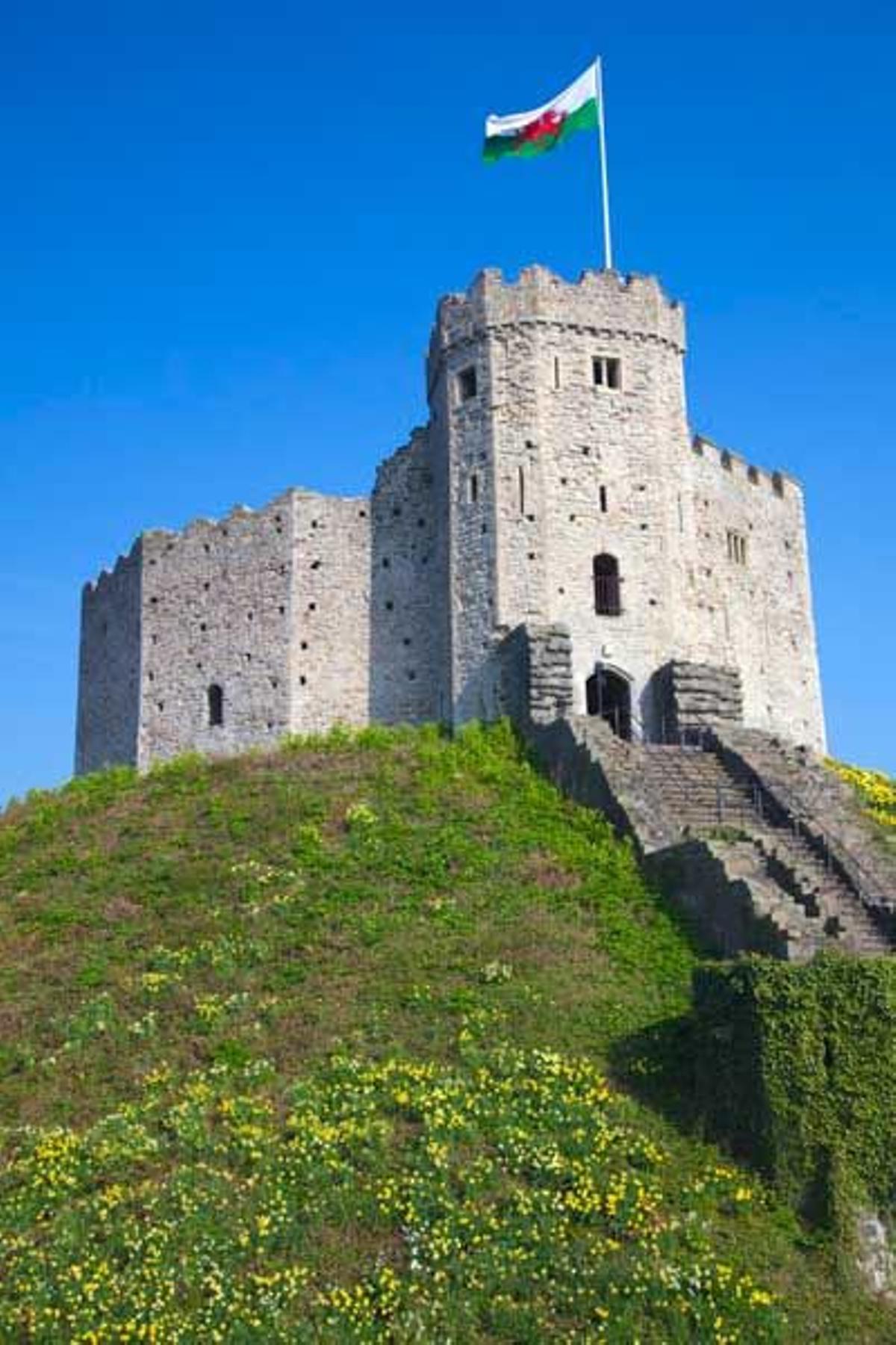 Fuerte normando del Castillo de Cardiff.