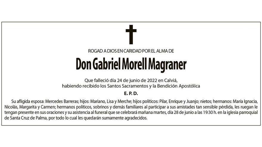 Gabriel Morell Magraner