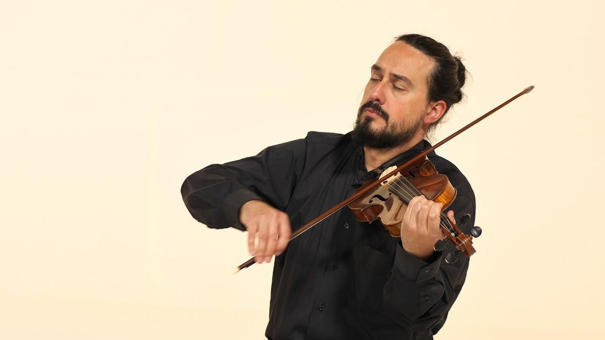 El violinisa Jorge Jiménez