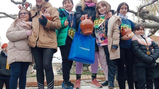 Podio femenino, en Santibáñez. | FIRMA DE FOTO