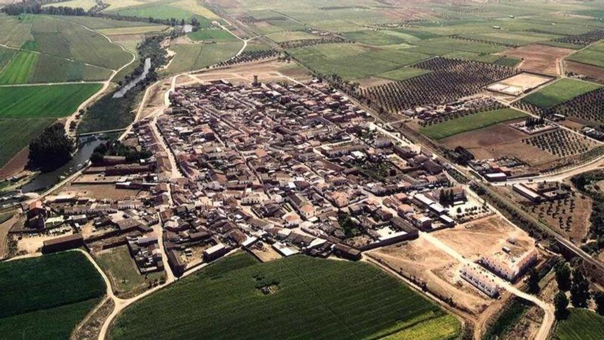 Vista aérea de Valdetorres, municipio donde se ubica el proyecto Piroliva-CH4.