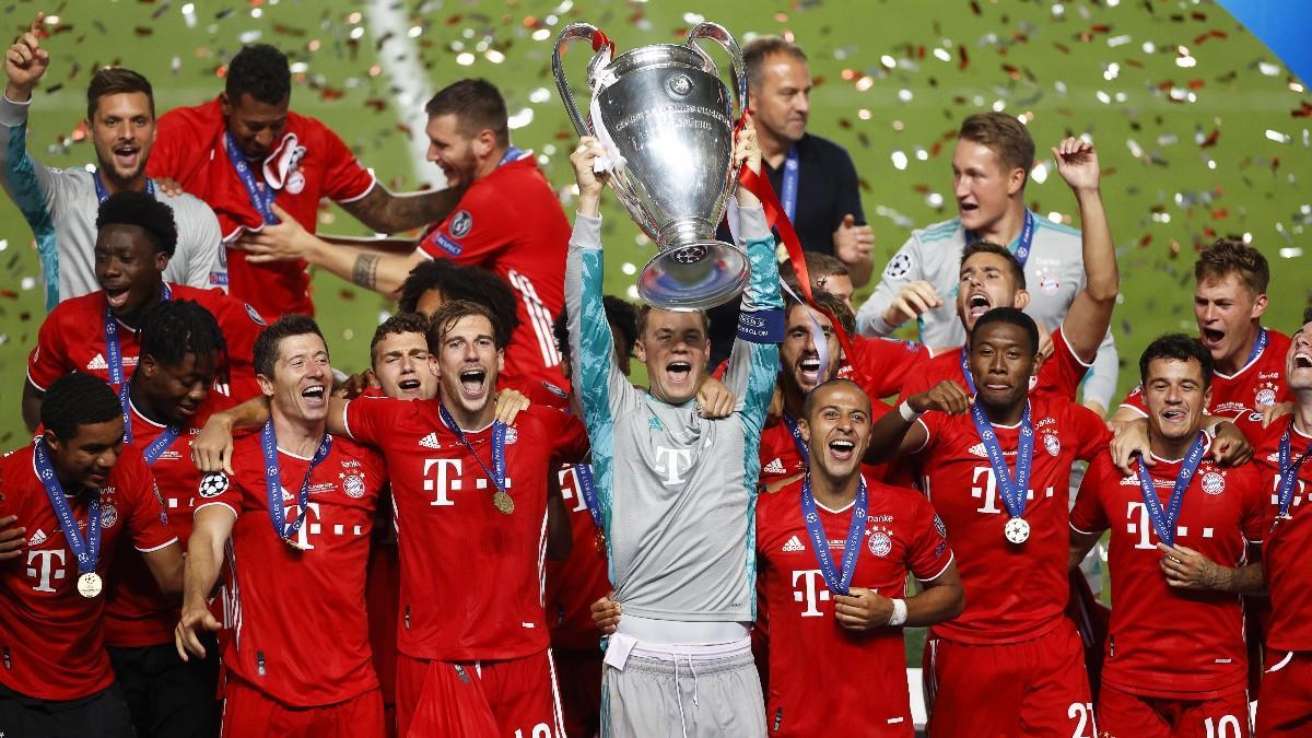 El Bayern Múnich conquistó la Champions League por última vez en la temporada 2019-20