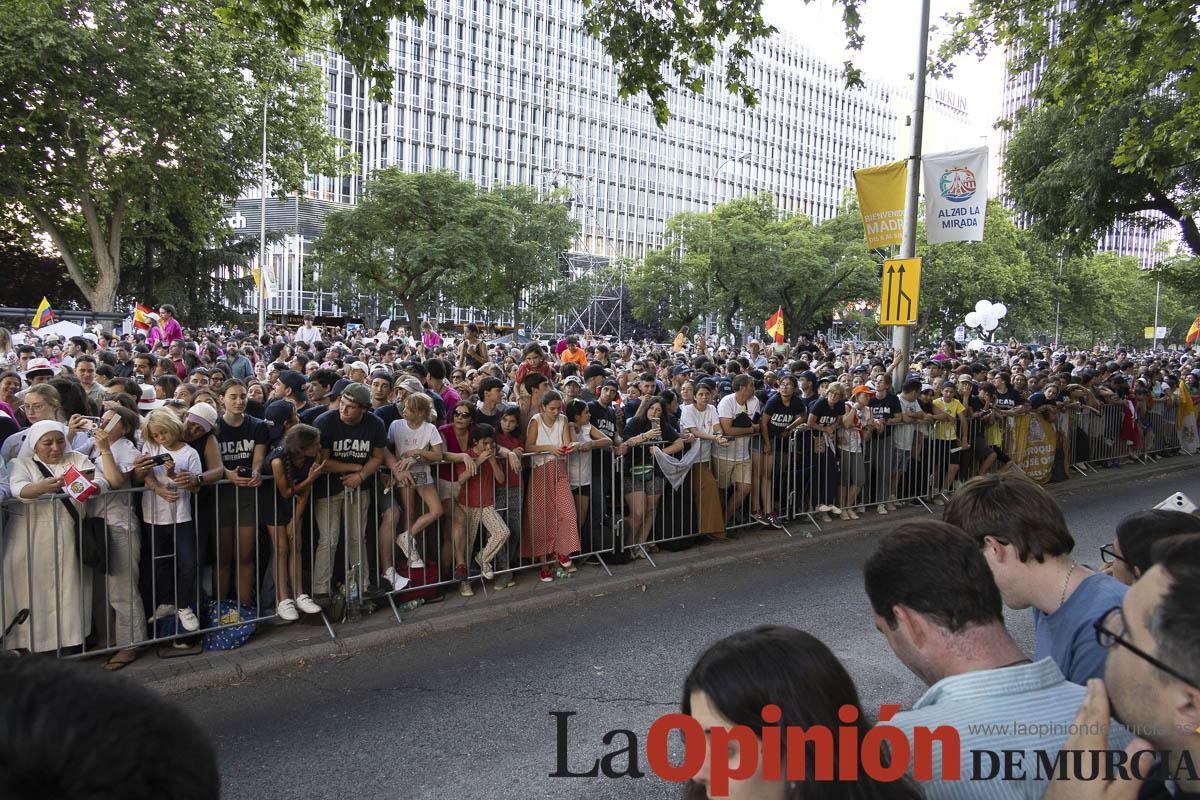Murcianos presentes en la visita del Papa León XIV