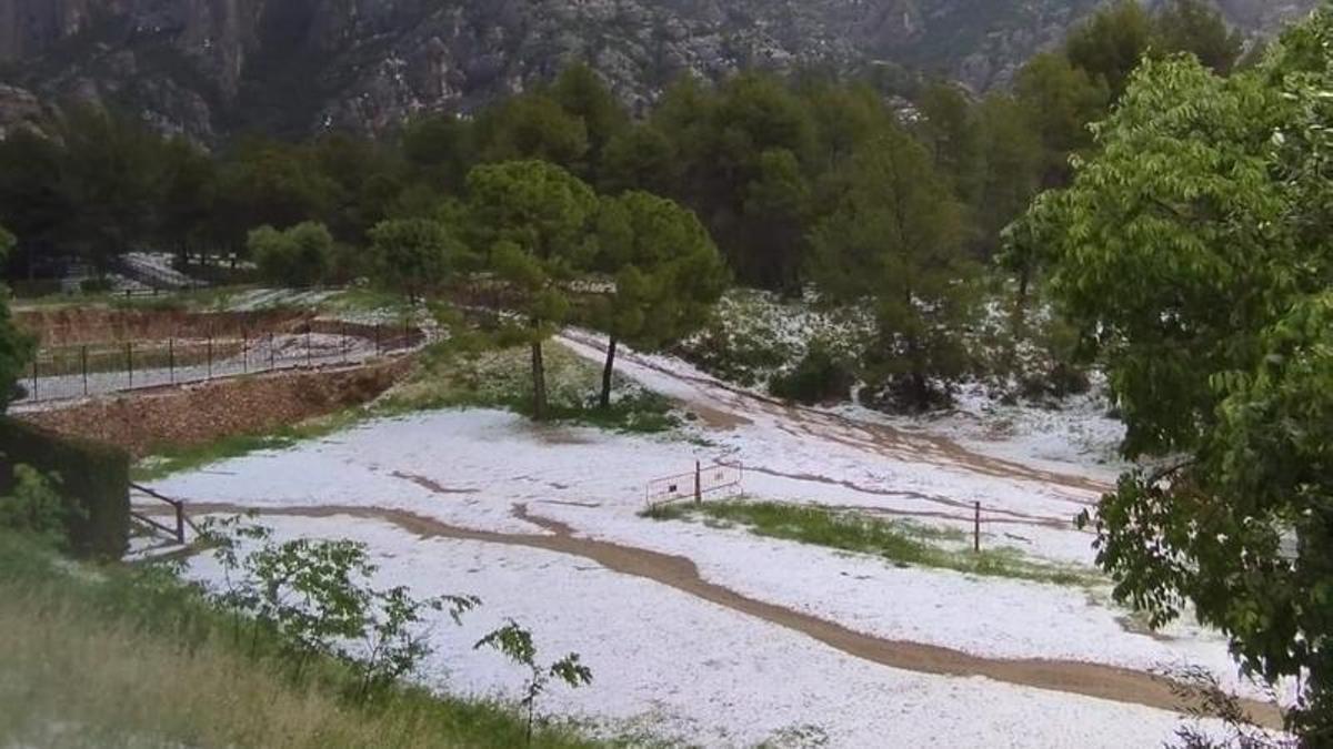 Montserrat després de la calamarsada