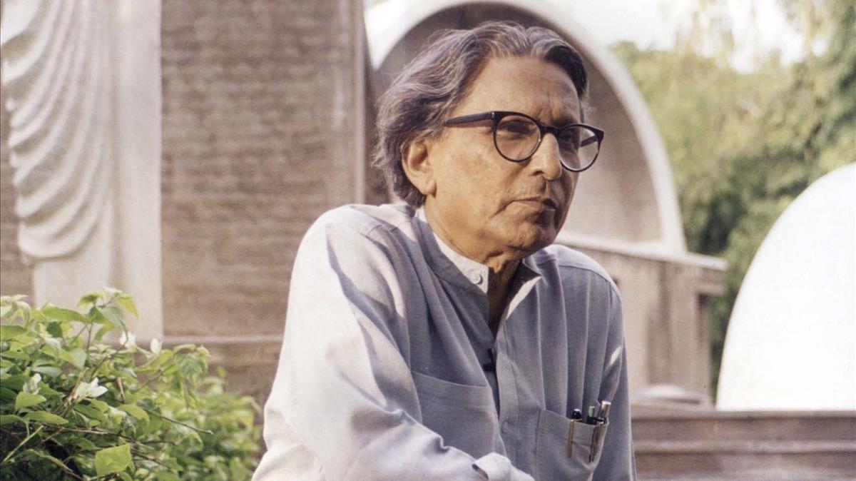 El arquitecto indio Balkrishna Doshi