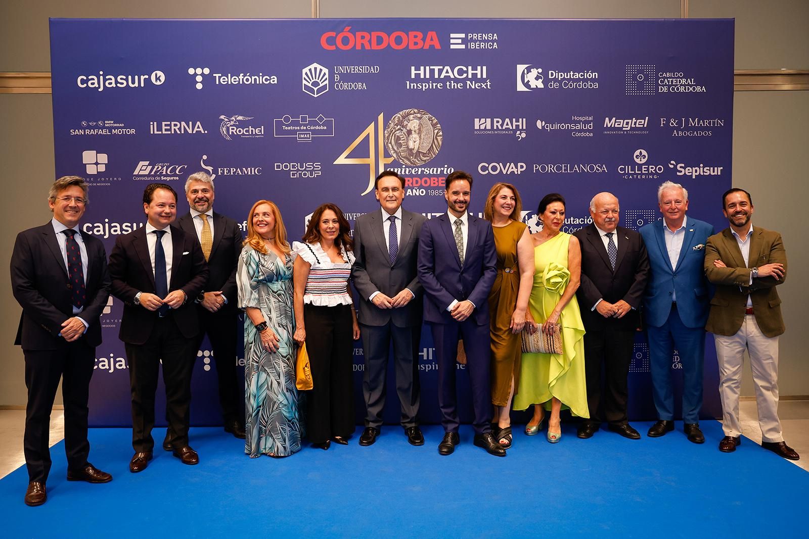 La gala del 40 aniversario de los Cordobeses del Año, en imágenes