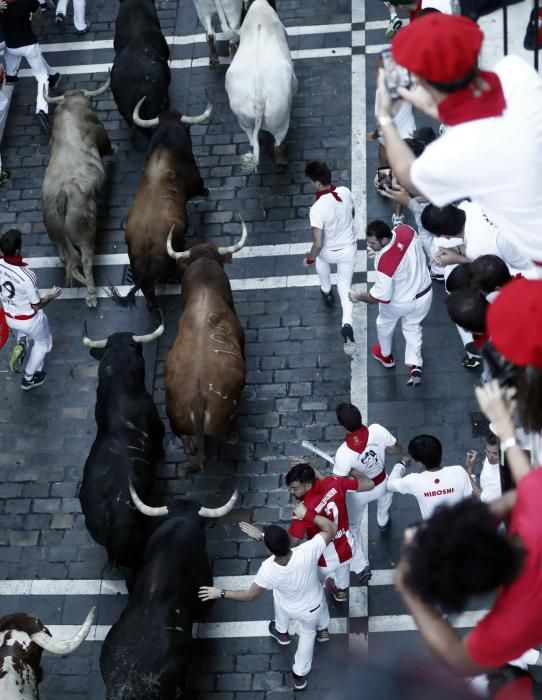 Sexto encierro de los Sanfermines 2019