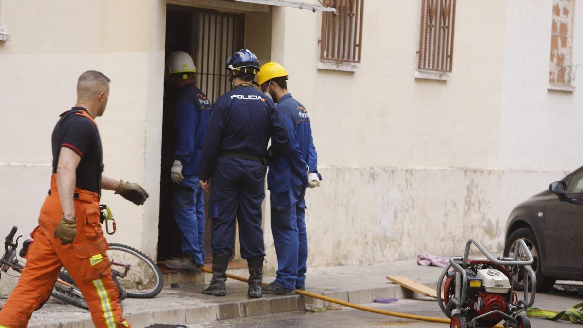 Incendio en Algemesí con un muerto y tres heridos