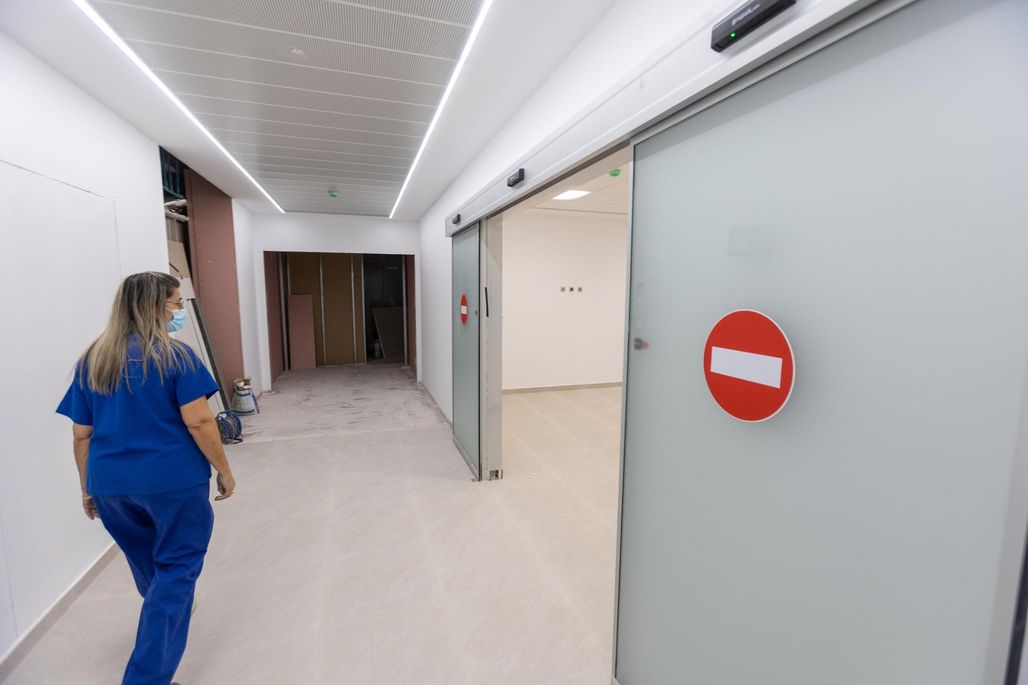 Obras en Urgencias del Hospital de Sant Joan d'Alacant