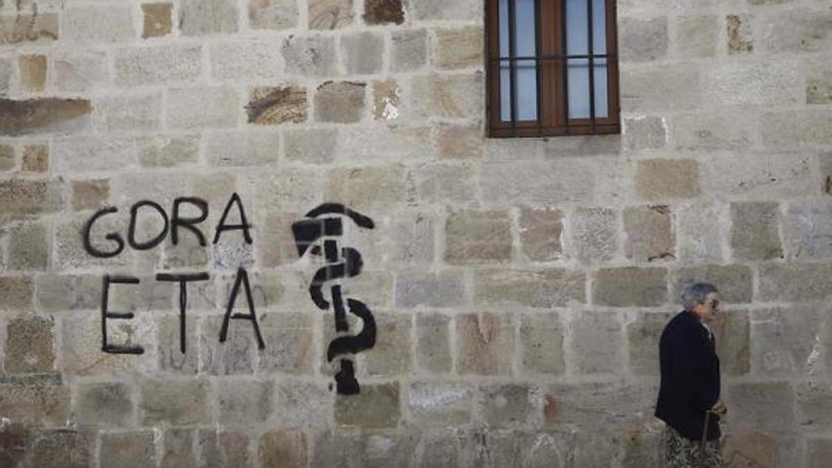 Pintada en favor de ETA.