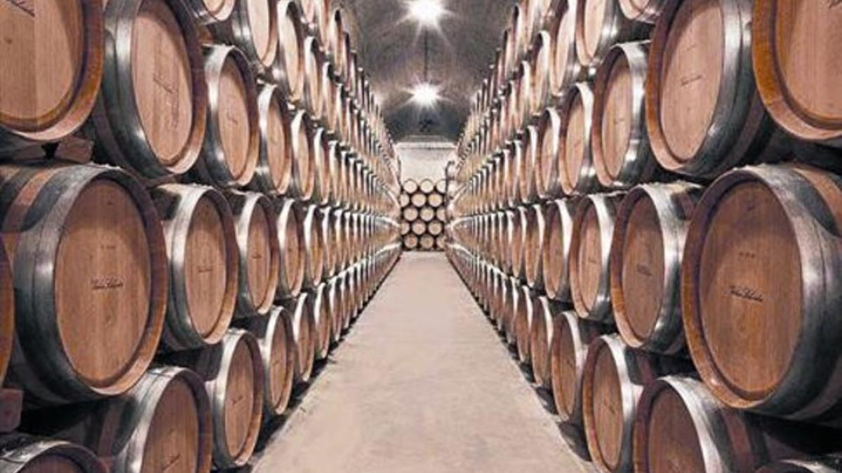 Instalaciones de Bodegas Chivite, firma que entrará en el banco malo de empresas.