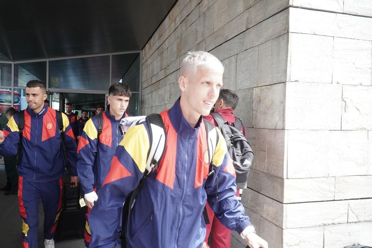 Llegada de la Selección Española a A Coruña Llegada de la Selección Española a A Coruña
