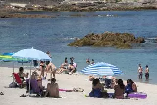 Nueva jornada de calor intenso, con termómetros que rozan los 30 grados en A Coruña