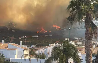 Fotogalería | El incendio de la Sierra de la Plata de Tarifa, en imágenes