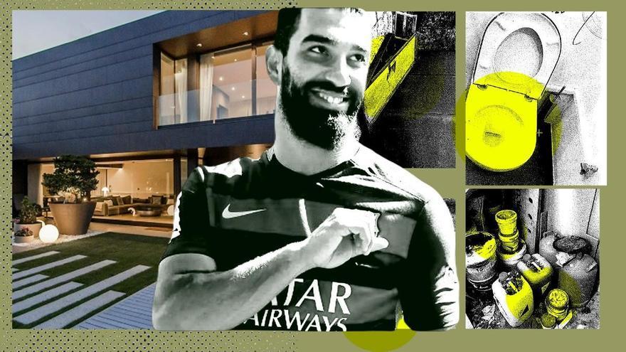 Arda Turan, acusado de destrozar un chalet de 18 millones en Barcelona: &quot;Gritaba ¡Barça! ¡Barça!&quot;