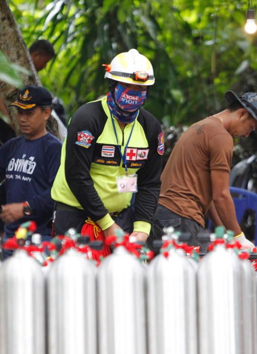 Las imágenes del rescate de los niños atrapados en Tailandia