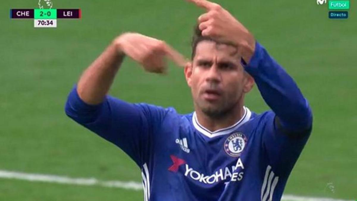 Costa se encaró con Conte y le retó a que lo cambiase