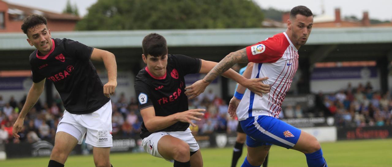 Una acción de un Lealtad-Sporting B esta temporada