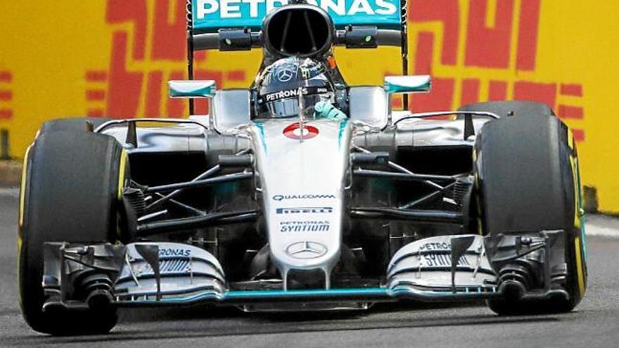 Nico Rosberg domina la segona sessió de lliures al GP de Singapur