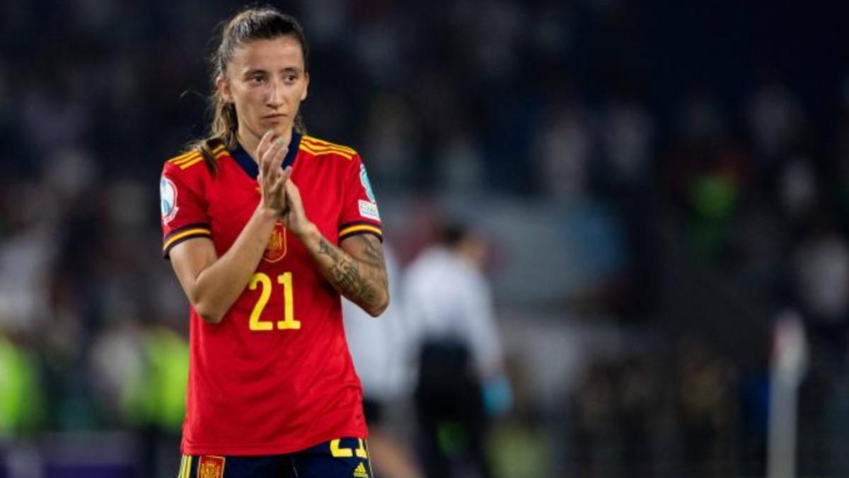 Sheila García, con la selección española