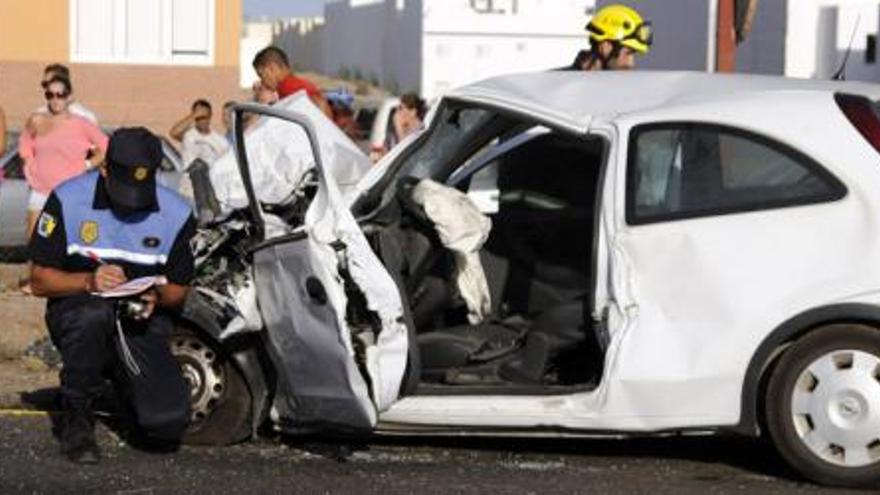 Un  muerto en una colisión en Arrecife