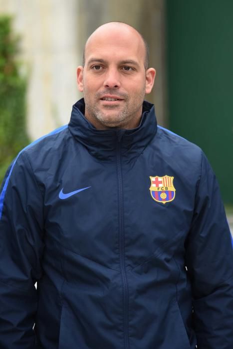 Entrenament del Barça juvenil