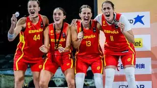 Una taronja y dos valencianas en la selección española de 3x3