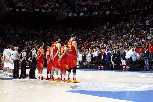 Imágenes del amistoso de baloncesto entre España y Argentina.