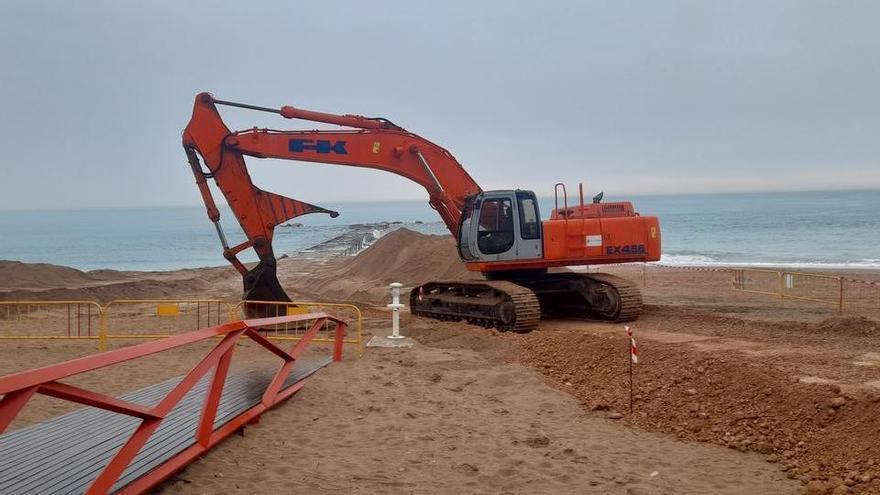 Costas inicia la protección de las playas de Vinaròs con una inversión de 728.000 €