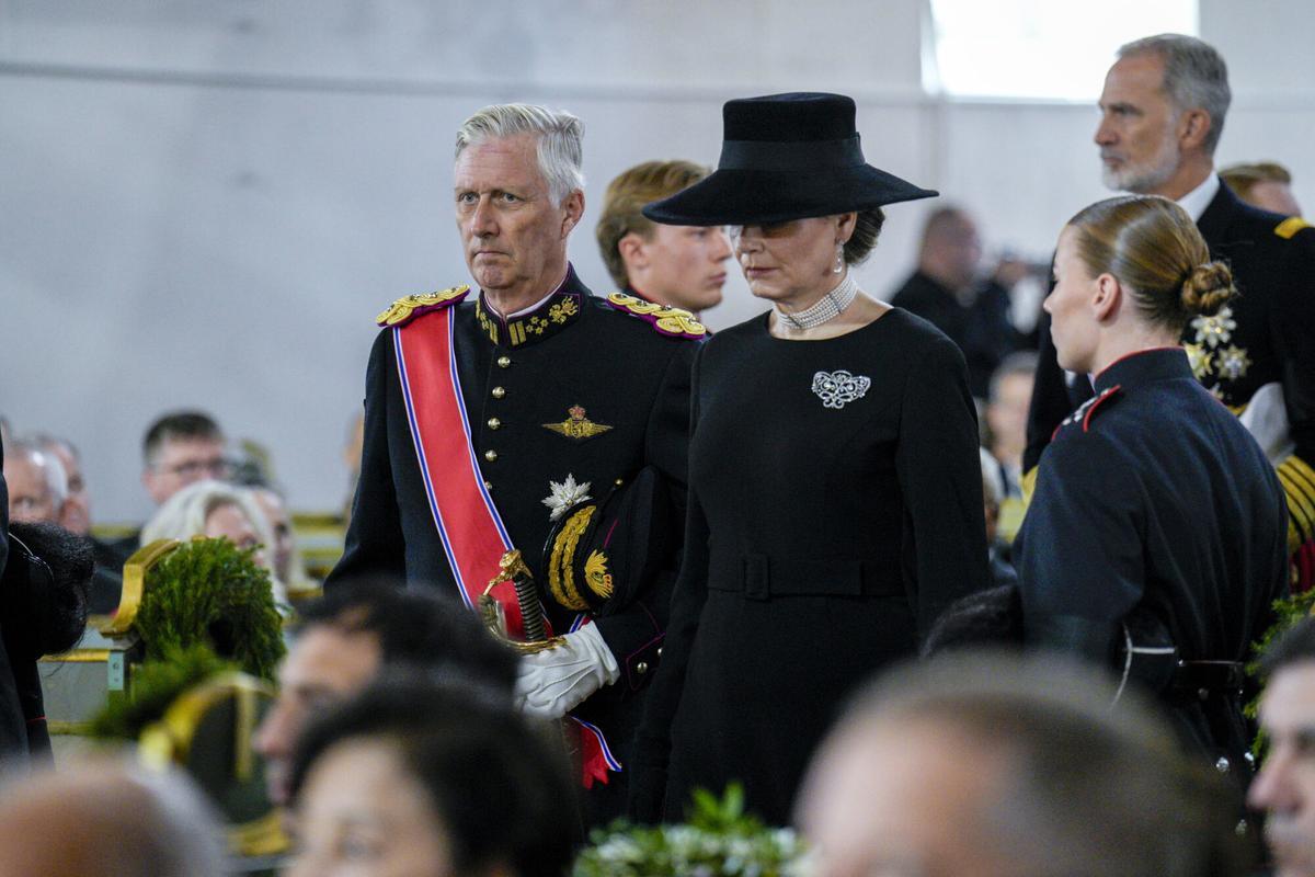 El rey Felipe y la reina Matilde de Bélgica.