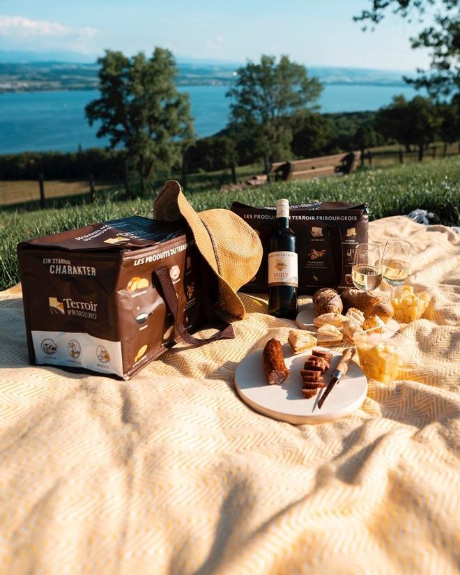 Gastronomía Friburgo Suiza picnic box