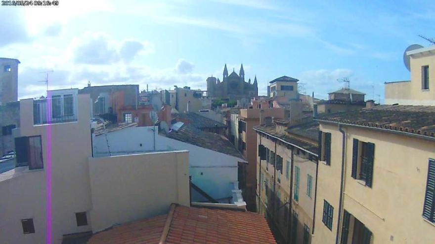 Sonnig beginnt der Dienstag (24.5.) in Palma.