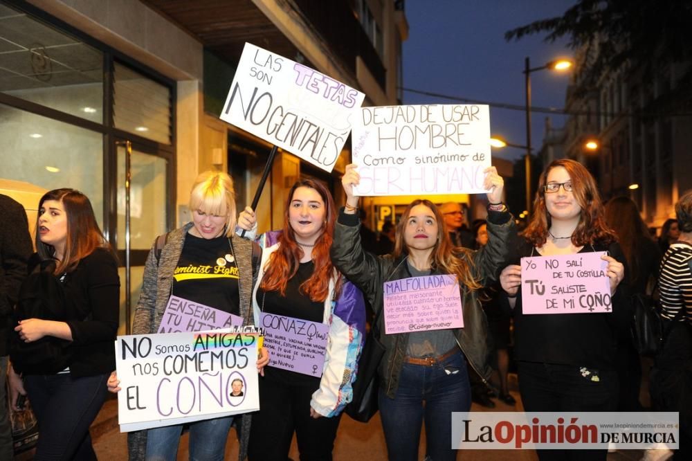 Manifestación en Murcia por el Día Internacional de la Mujer