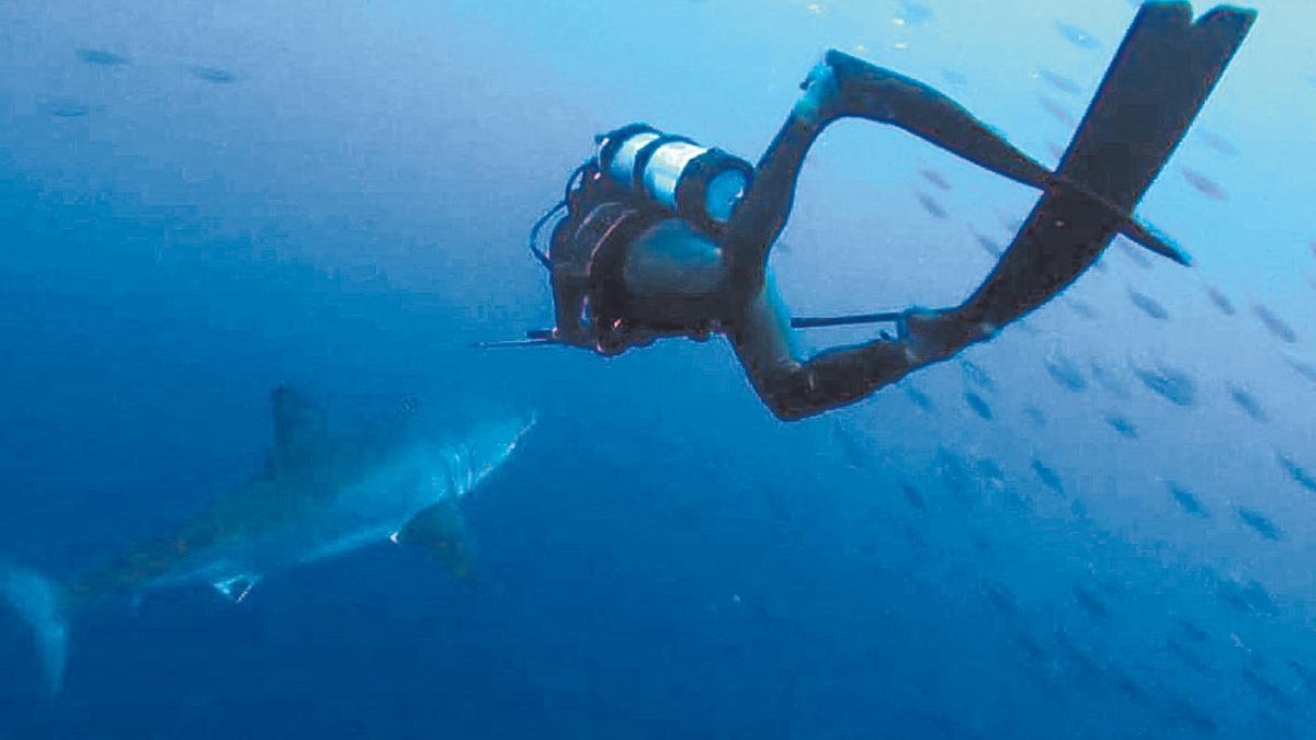 Marc Aquino acercándose para marcar a un blanco en Baja California (México).