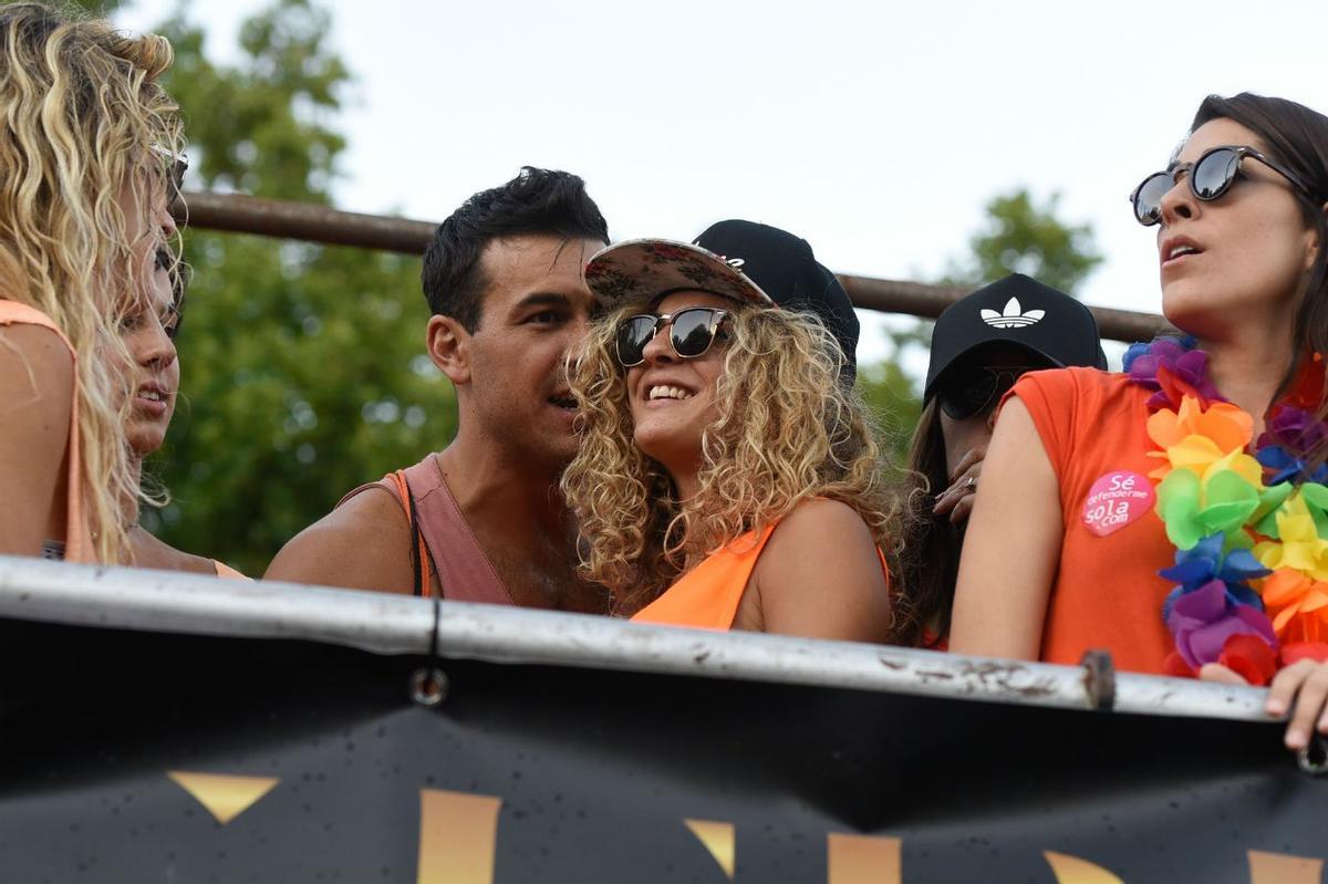 Mario Casas en el desfile World Pride Madrid