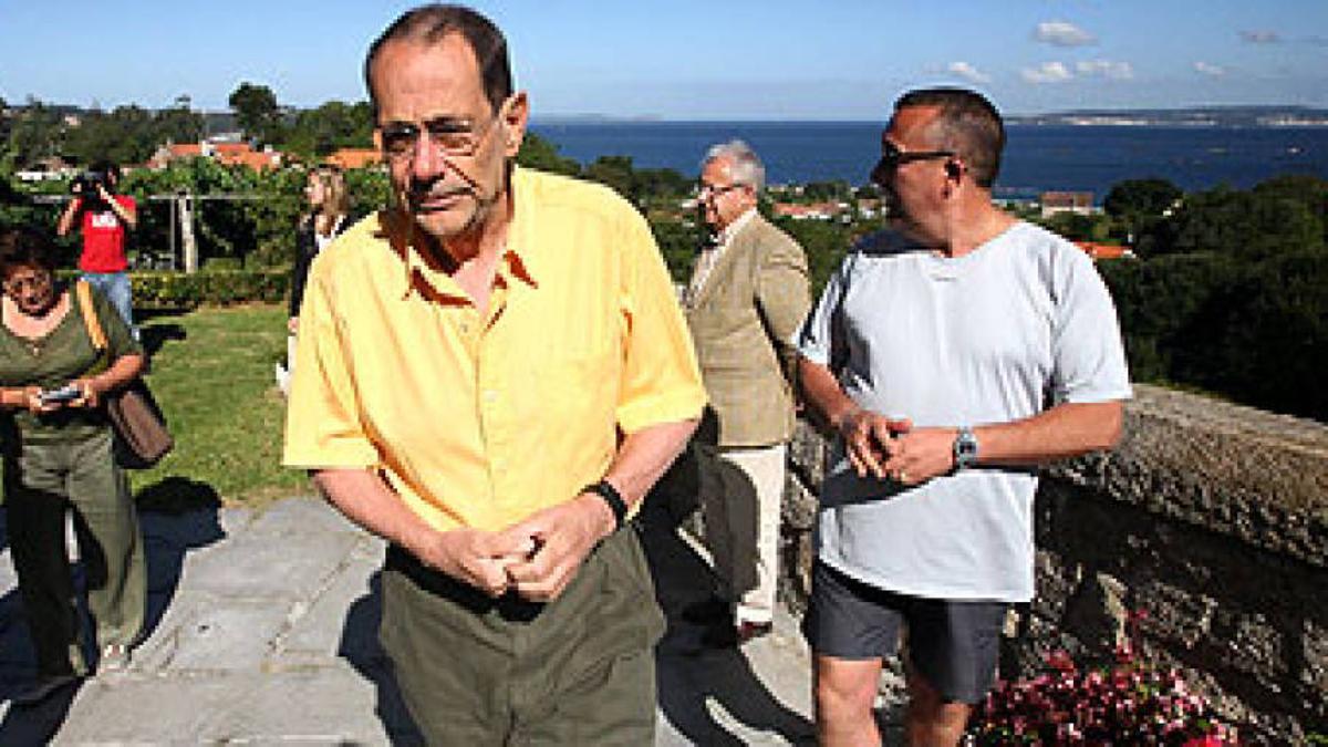 Javier Solana encontró en Bueu el paraíso para su descanso estival