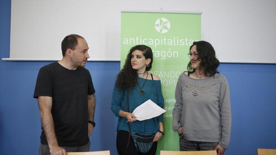 ‘Anticapis’ en Aragón ya dejó en abril el órgano de dirección de Podemos