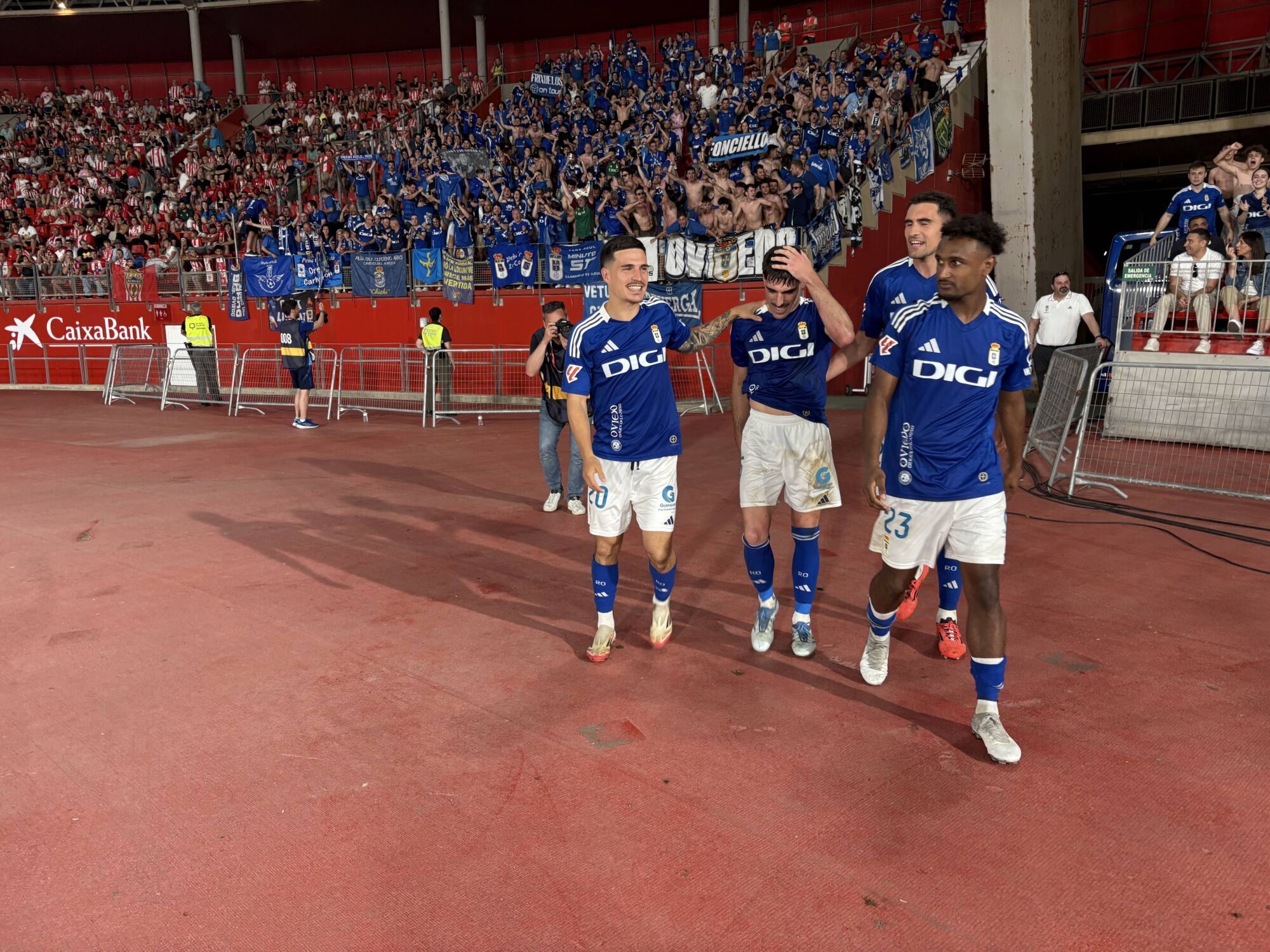 Así fue el primer partido del play-off entre el Almería y el Real Oviedo