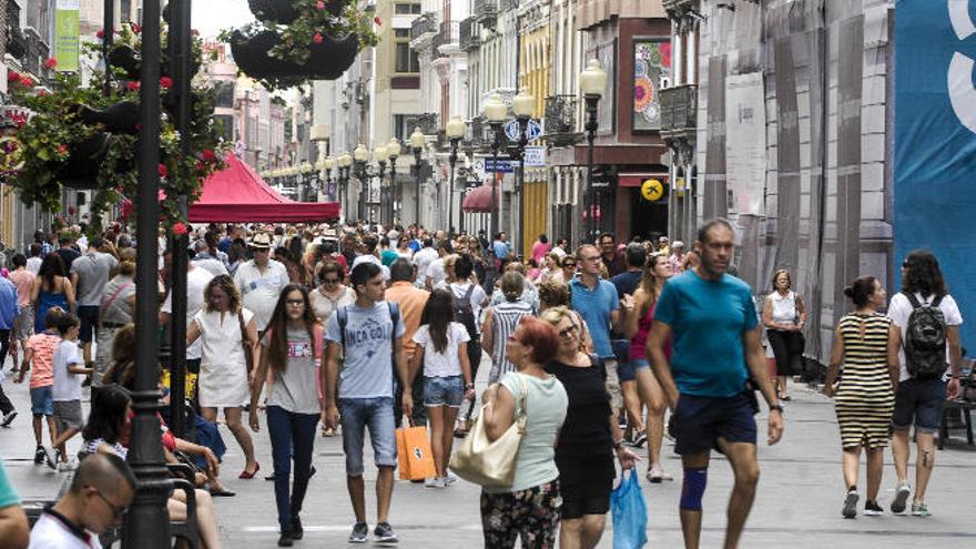 La calle Triana, en Las Palmas de Gran Canaria.