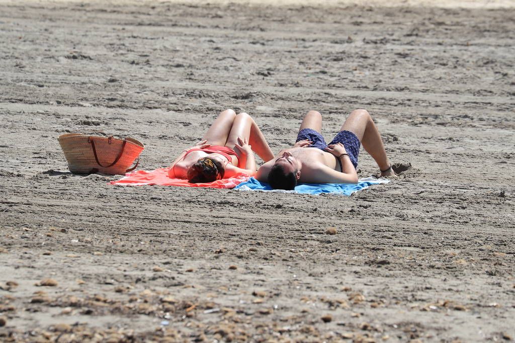 Así estaban hoy Cabo de Palos y La Manga