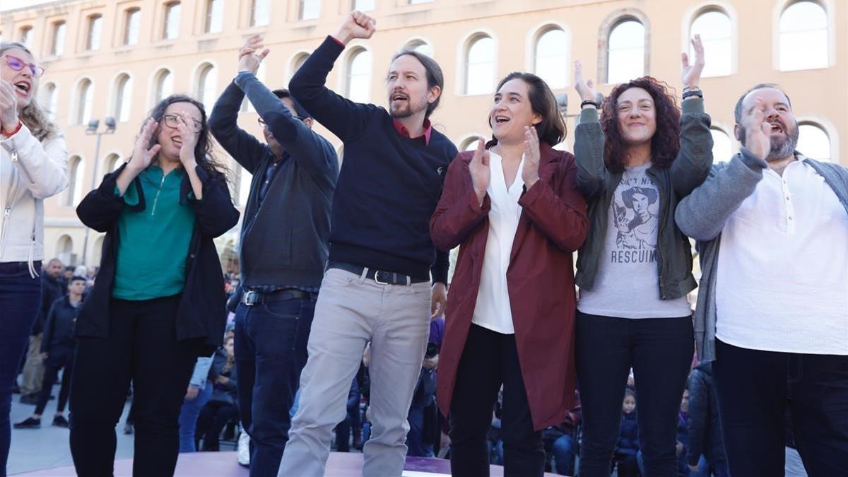 zentauroepp47876853 barcelona 24 04 2019 pol tica pablo iglesias podemos elec190424190530