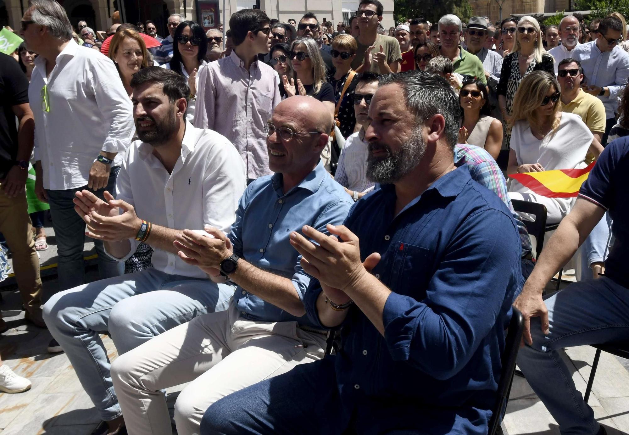 Acto de Santiago Abascal y Jorge Buxadé en Murcia