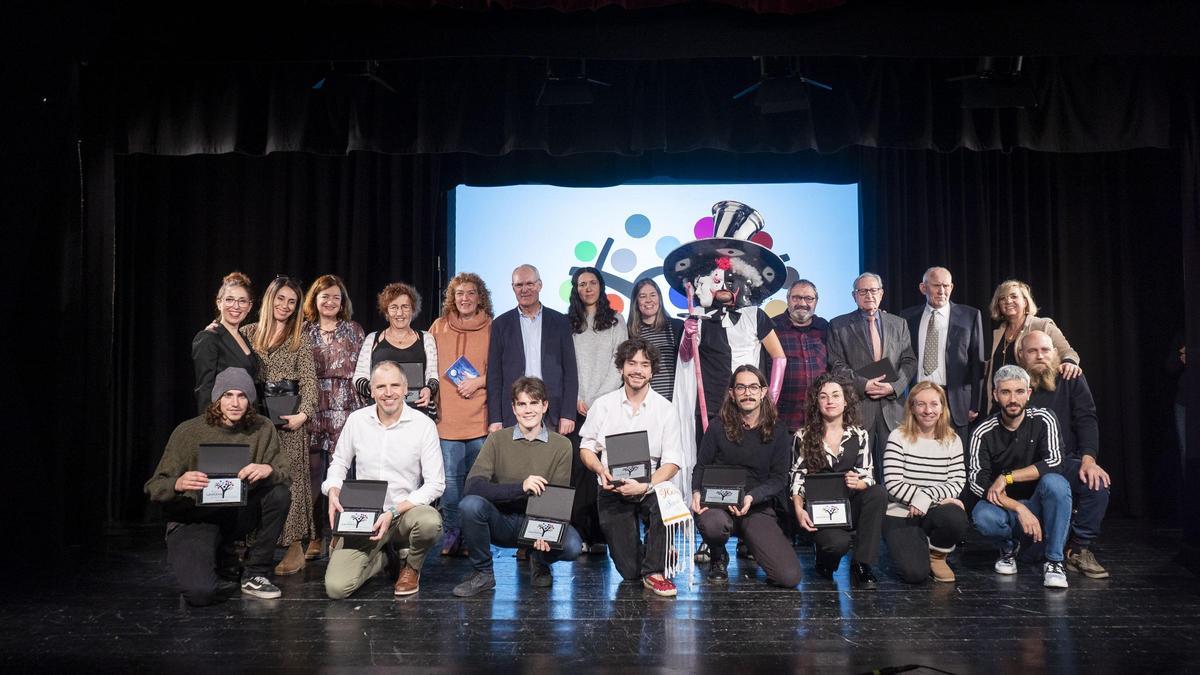 Guanyadors i convocants en el lliurament dels premis, l'any passat a Sant Vicenç