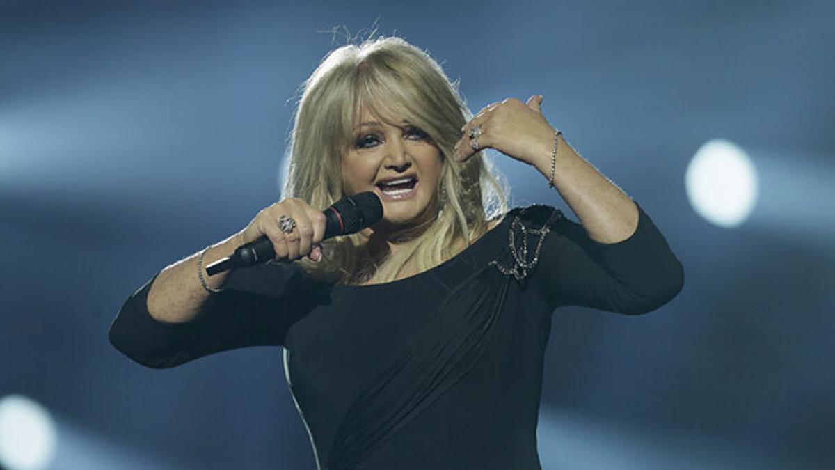 La cantante Bonnie Tyler