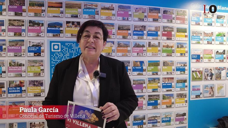 Paula García, Concejal de Turismo de Villena - Fitur 2023